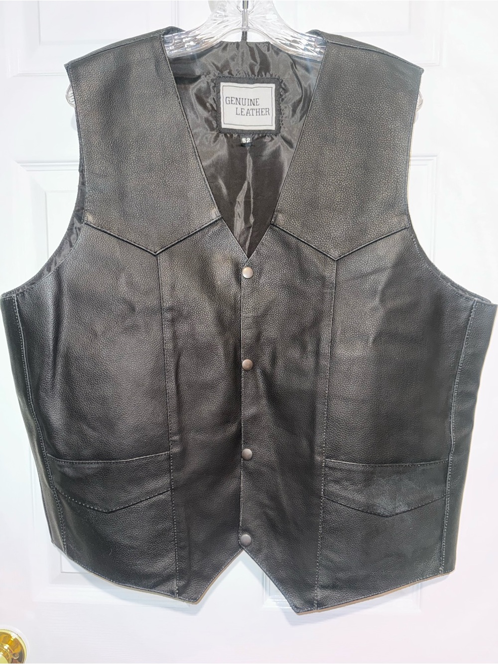 Leather Vest Men’s size 52
